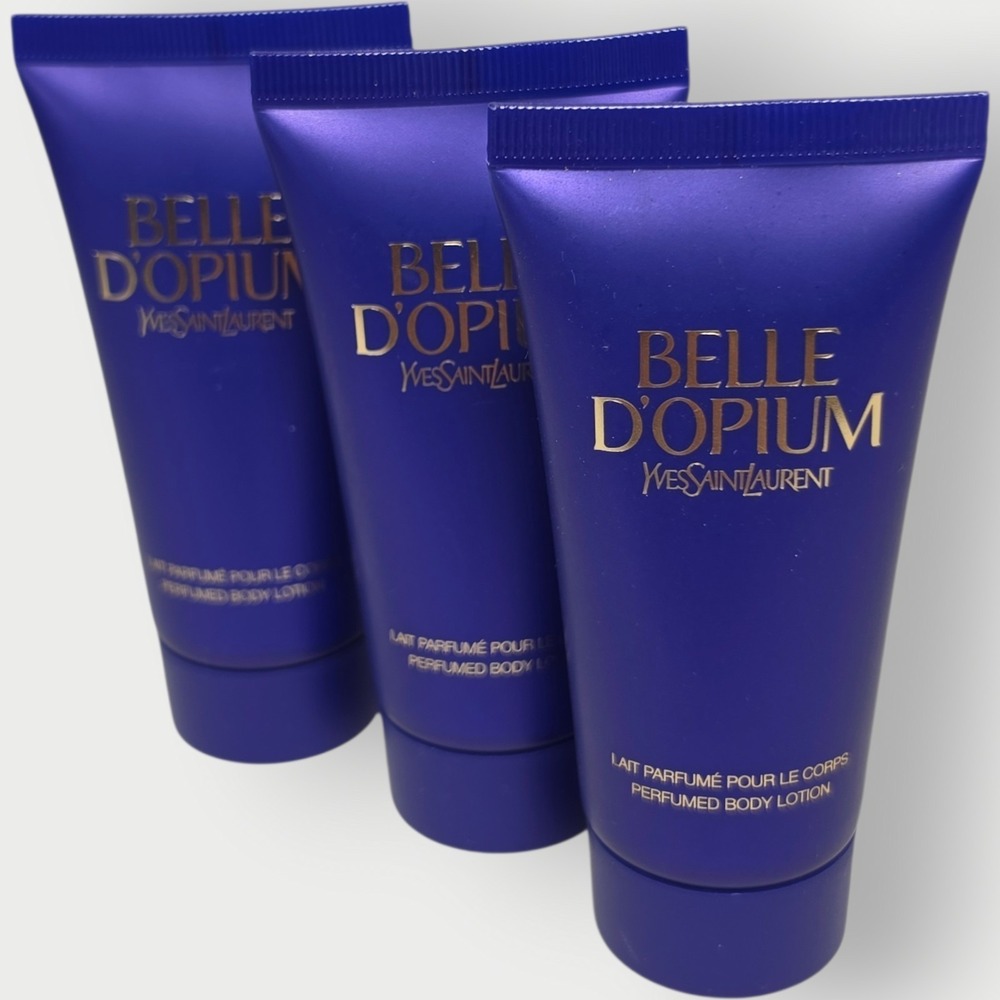 YSL Belle D'Opium Perfumed Body Lotion 50ml Travel Size(3)  - Brand New LOT 1.6